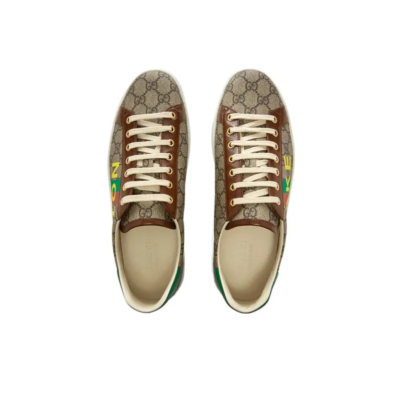 GUCCI WOMEN'S ACE 'FAKE/NOT PRINT' WOMEN'S