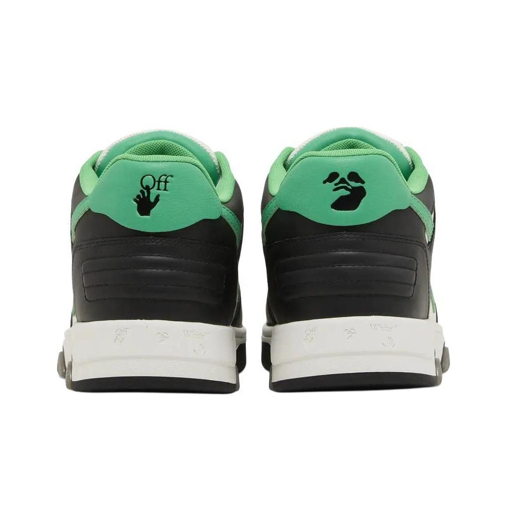 OFF WHITE Out Of Office Low Top Skateboard Shoes Men's White Black Green