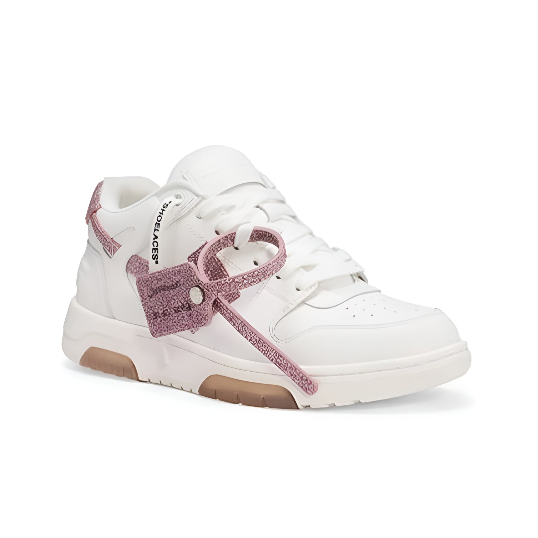 OFF WHITE Out Of Office Low Top Sneaker 'Pink White' Women's
